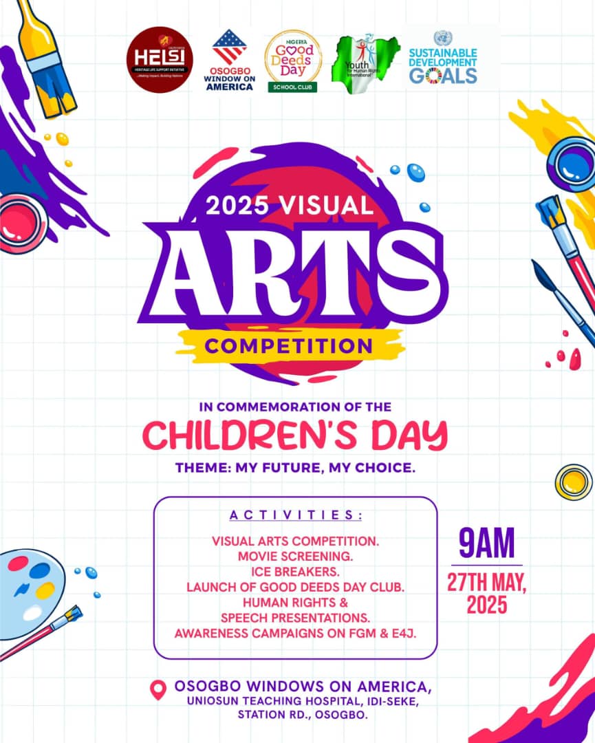 HELSI organized a Visual Arts Competition in commemoration of the 2025 children’s day celebration